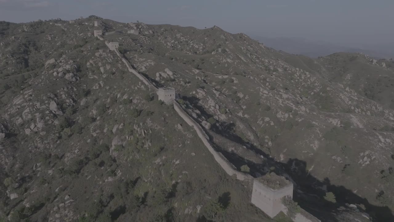 河北保定涞源县的长城视频素材画面1