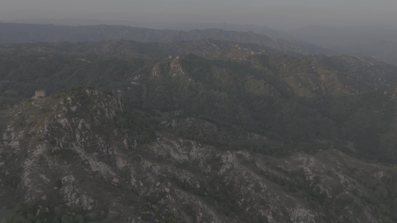 河北保定涞源县的长城视频素材画面3