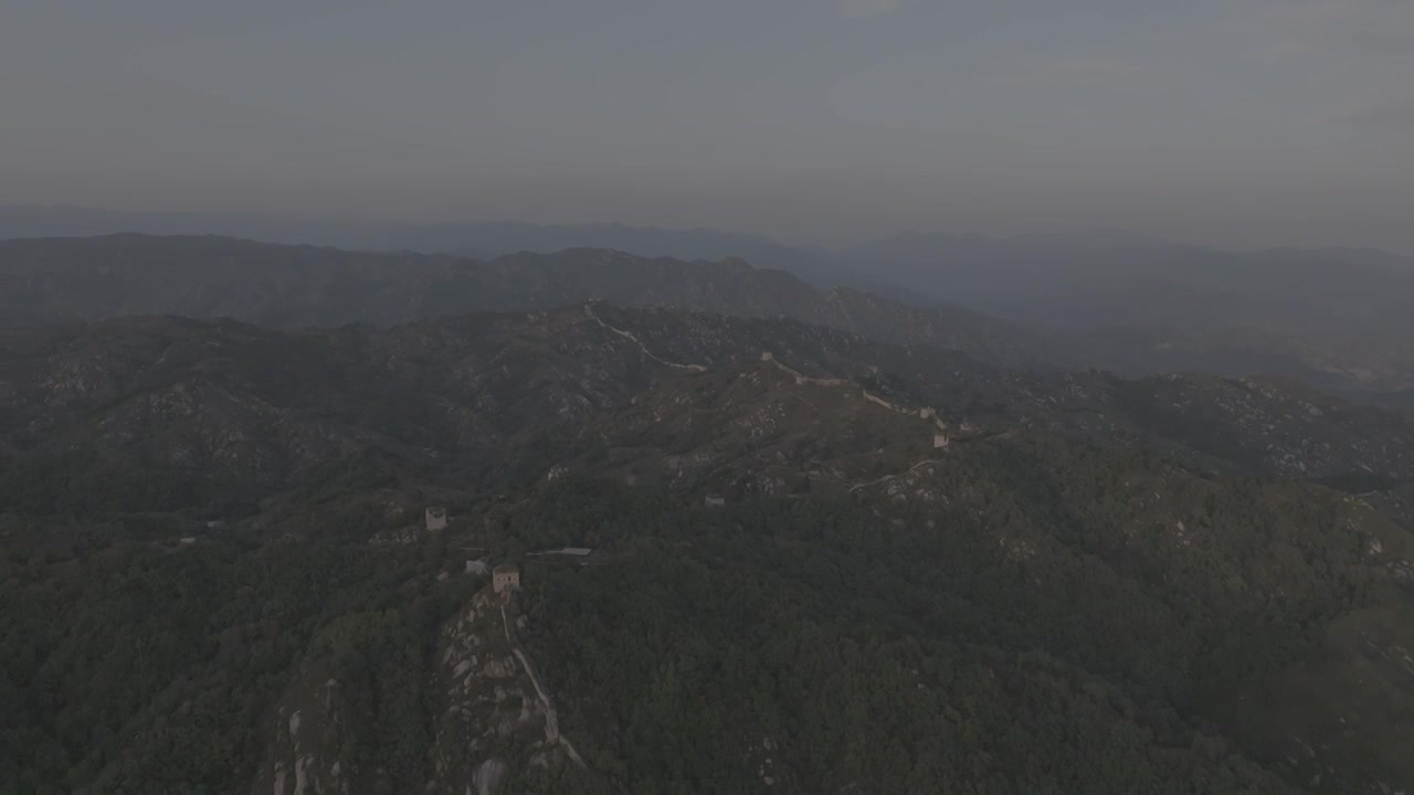 河北保定涞源县的长城视频素材画面4