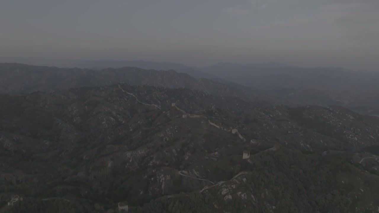 河北保定涞源县的长城视频素材画面1