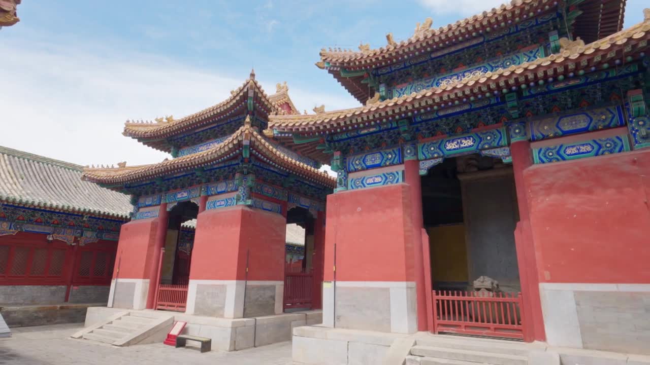北京孔庙国子监成贤街合集视频素材画面1