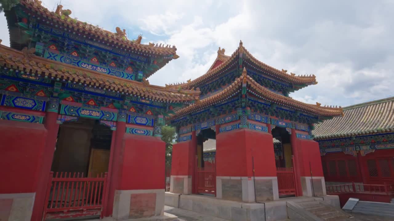 北京孔庙国子监成贤街合集视频素材画面3