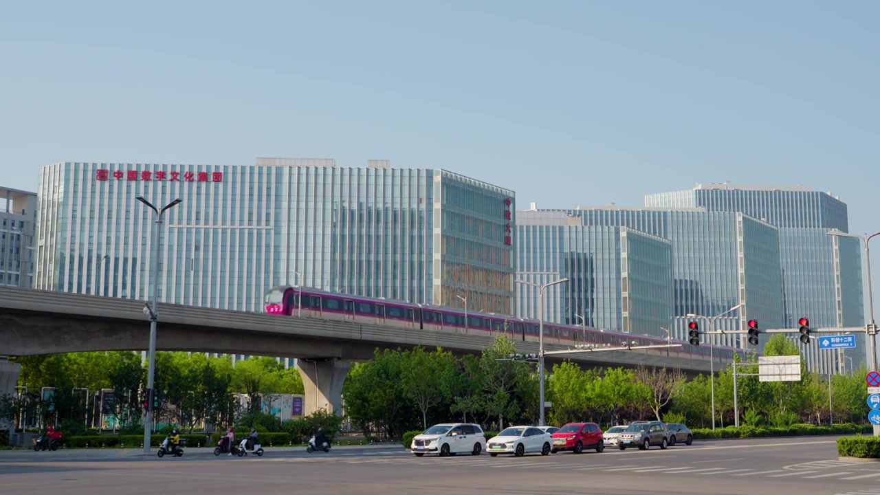 亦庄线地铁视频素材画面3