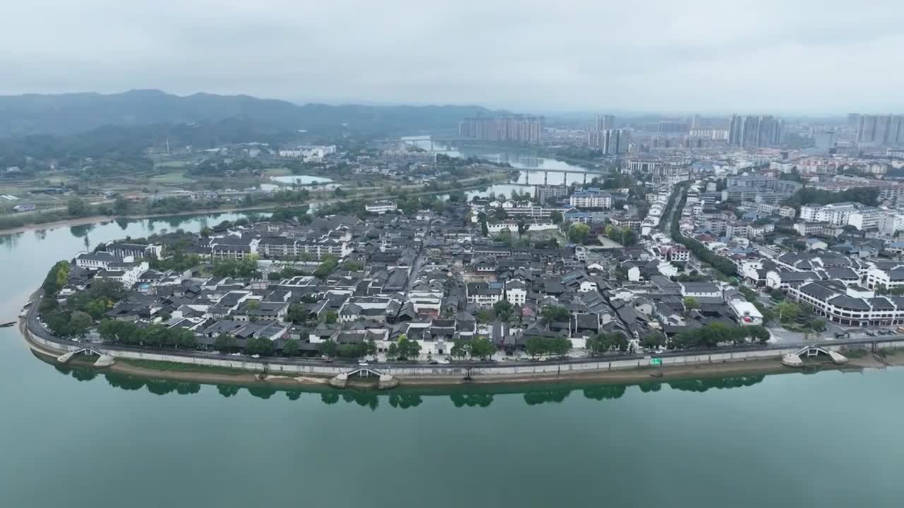 怀化黔阳古城黔阳老街黔阳老茶馆视频素材画面3