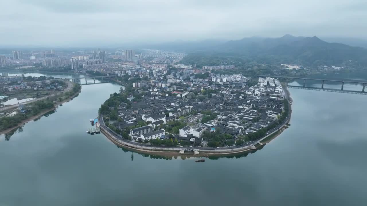 怀化黔阳古城黔阳老街黔阳老茶馆视频素材画面1