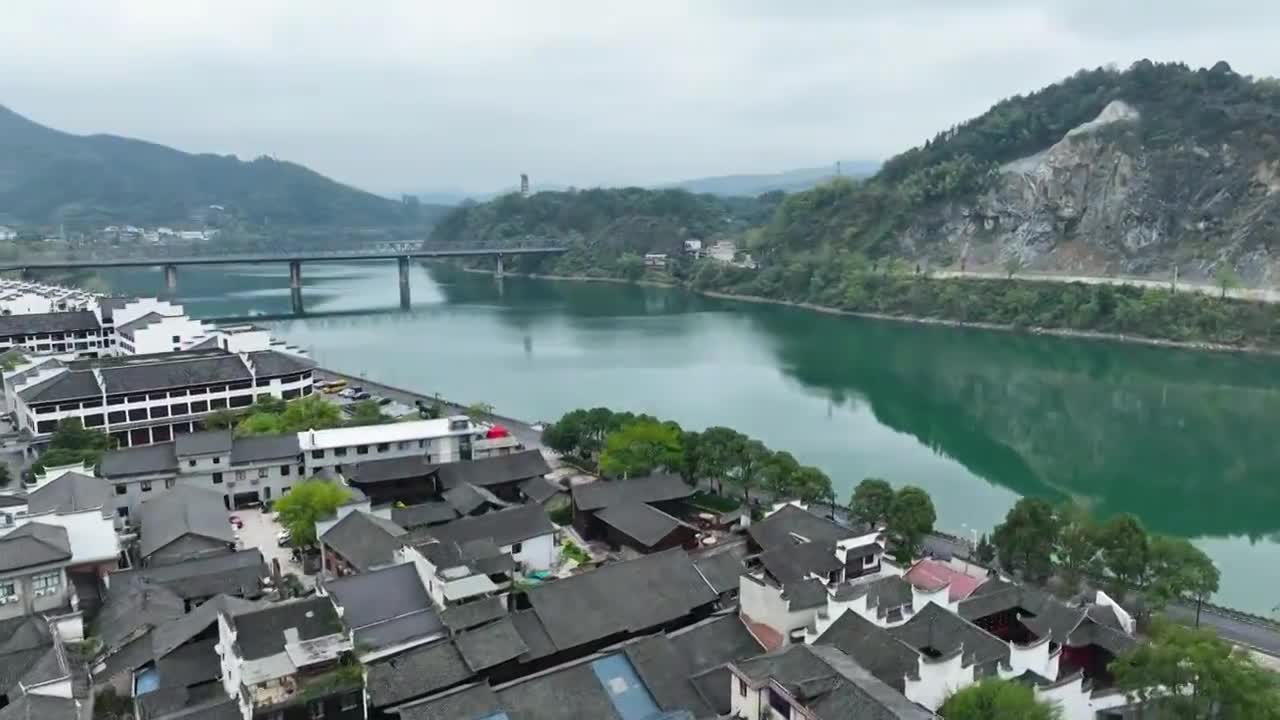 怀化黔阳古城黔阳老街黔阳老茶馆视频素材画面3