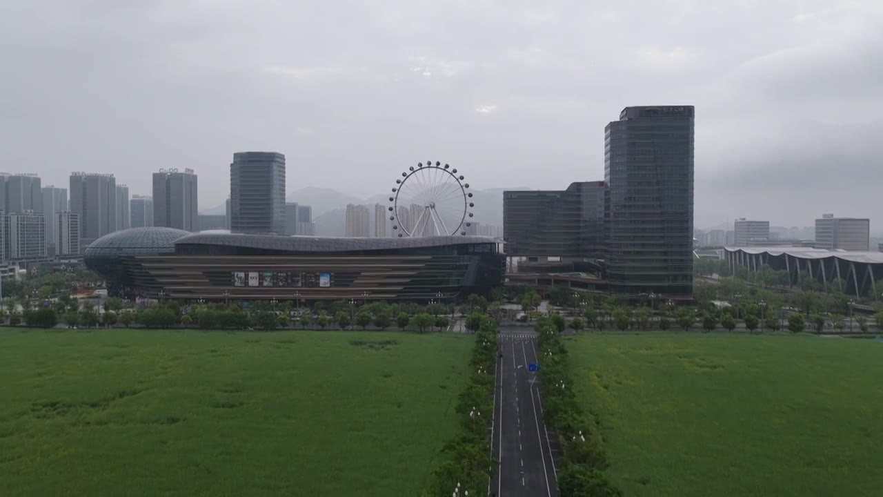 浙江湖州德清银泰城国际会议中心视频素材画面1