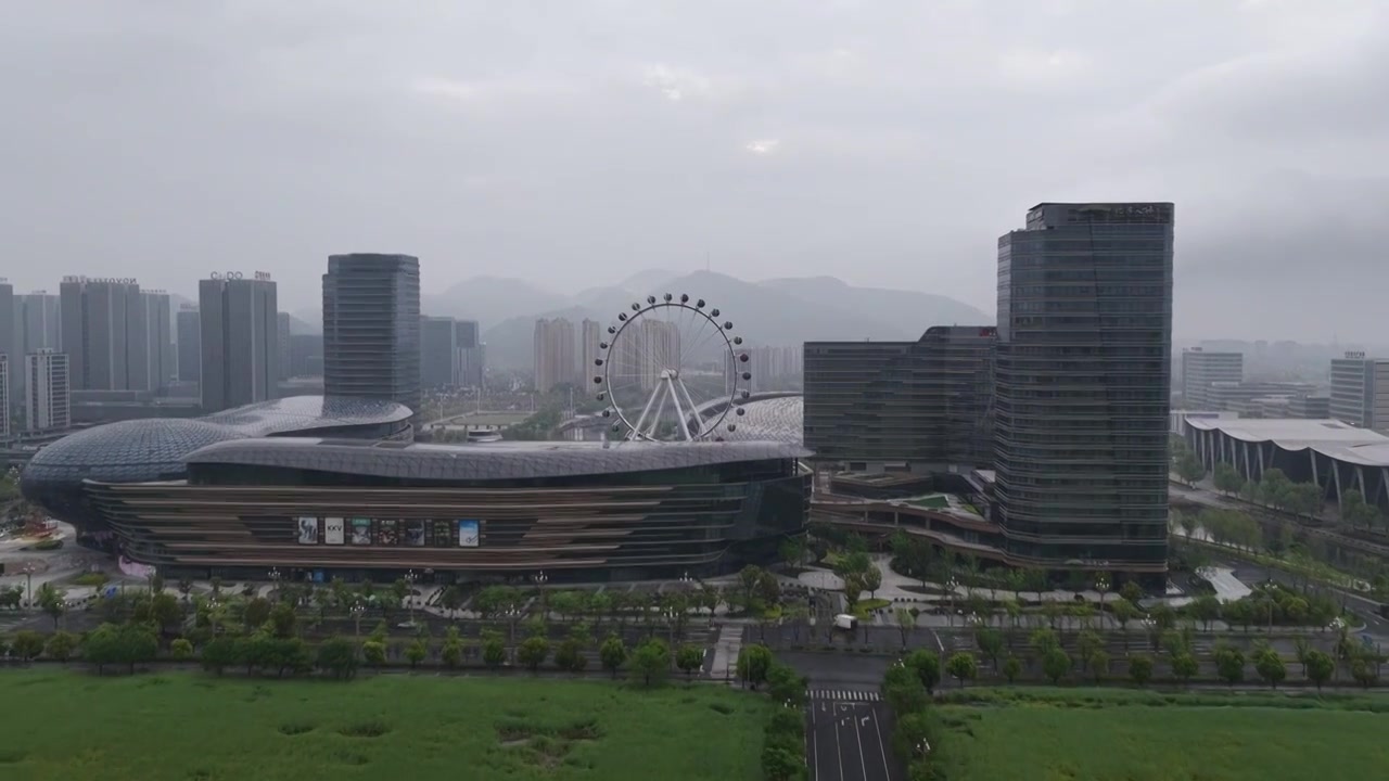 浙江湖州德清银泰城国际会议中心视频素材画面3
