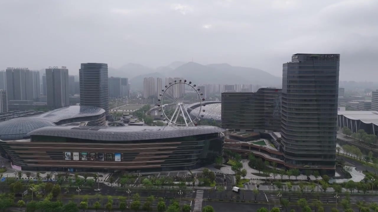 浙江湖州德清银泰城国际会议中心视频素材画面4