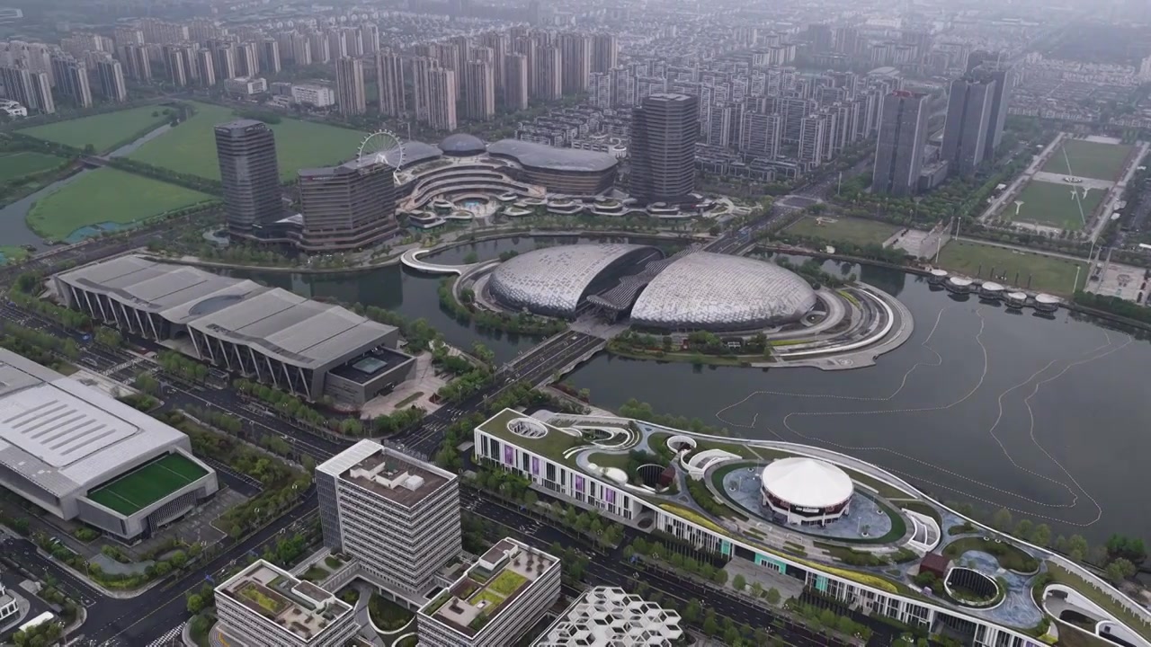 浙江湖州德清银泰城国际会议中心视频素材画面4