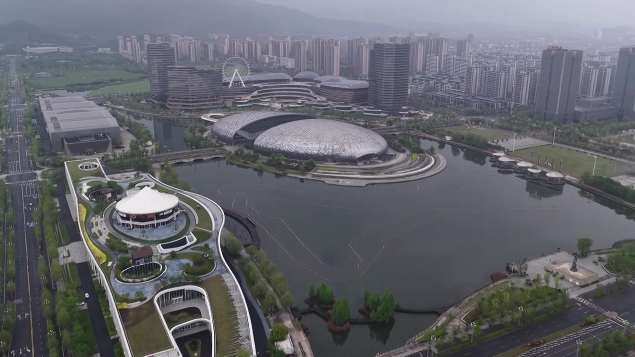 浙江湖州德清银泰城国际会议中心视频素材画面4