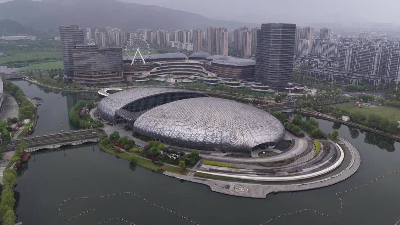 浙江湖州德清银泰城国际会议中心视频素材画面4