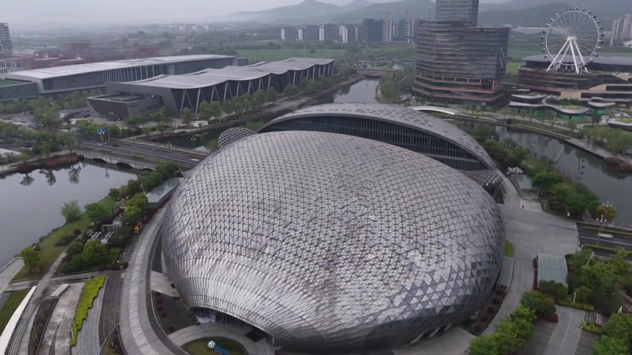 浙江湖州德清银泰城国际会议中心视频素材画面4