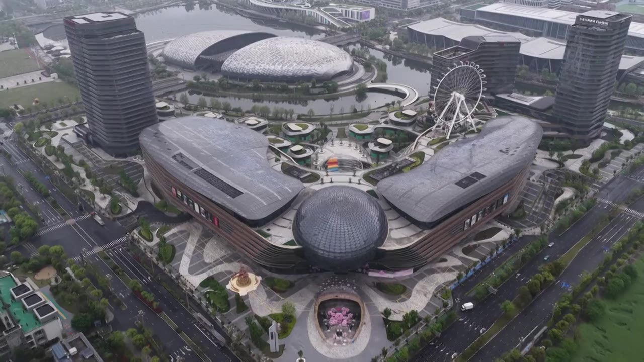 浙江湖州德清银泰城国际会议中心视频素材画面4