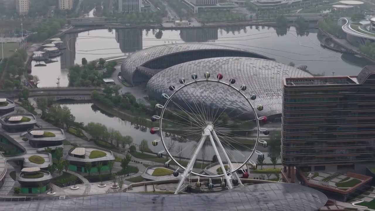 浙江湖州德清银泰城国际会议中心视频素材画面1
