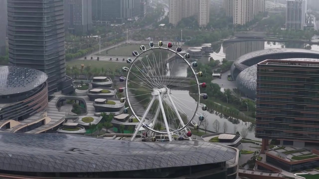 浙江湖州德清银泰城国际会议中心视频素材画面4
