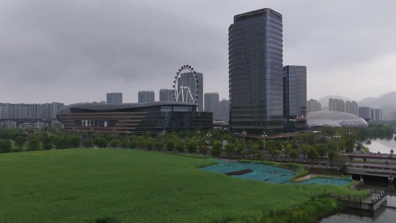 浙江湖州德清银泰城国际会议中心视频素材画面4