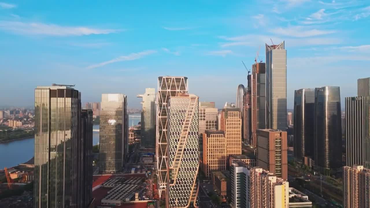 广州琶洲cbd 琶洲航拍视频素材画面3