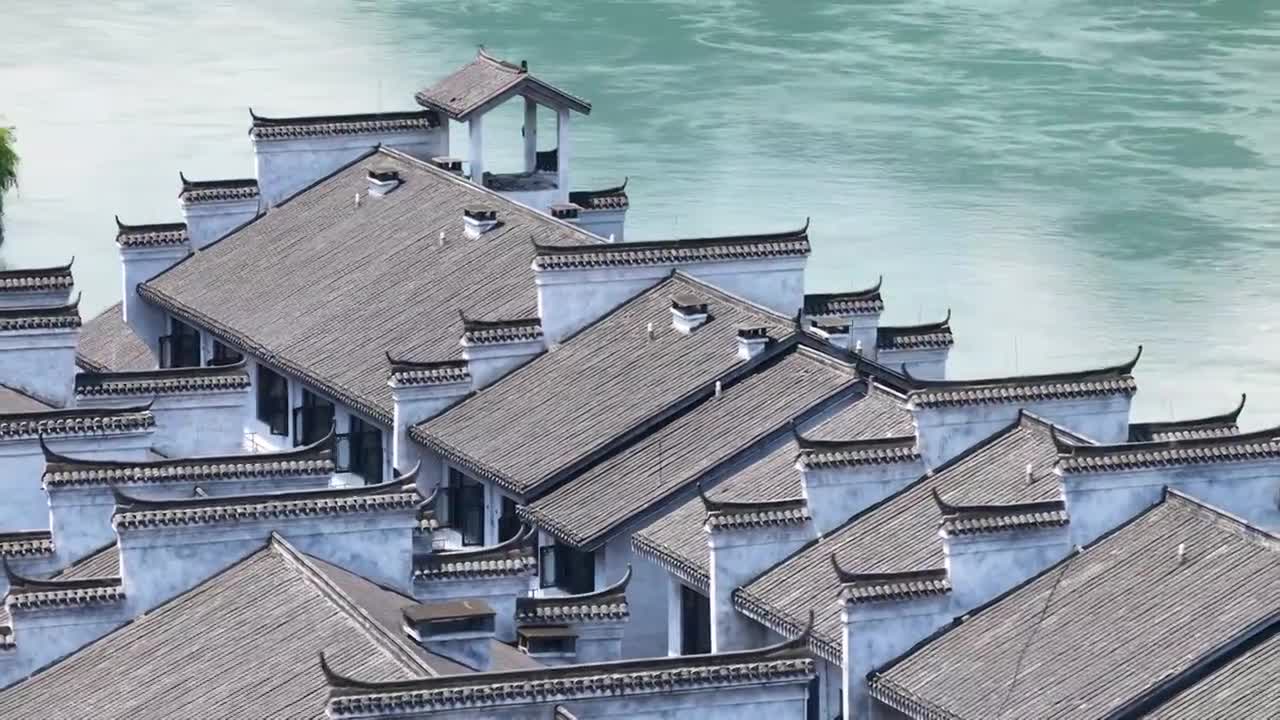 4K怀化市洪江区洪江古商城视频素材画面4