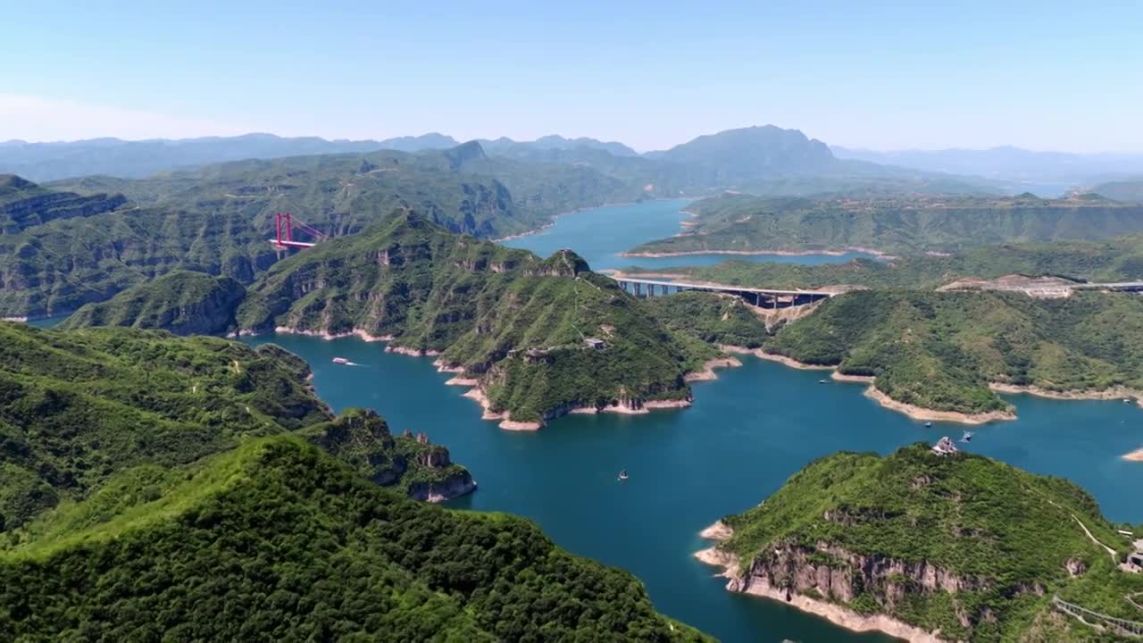 济源黄河三峡合集视频素材画面1