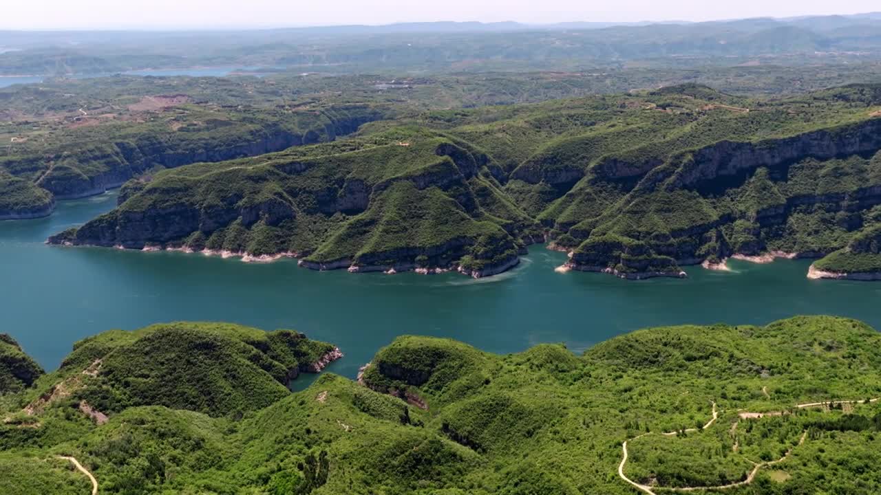 济源黄河三峡合集视频素材画面3