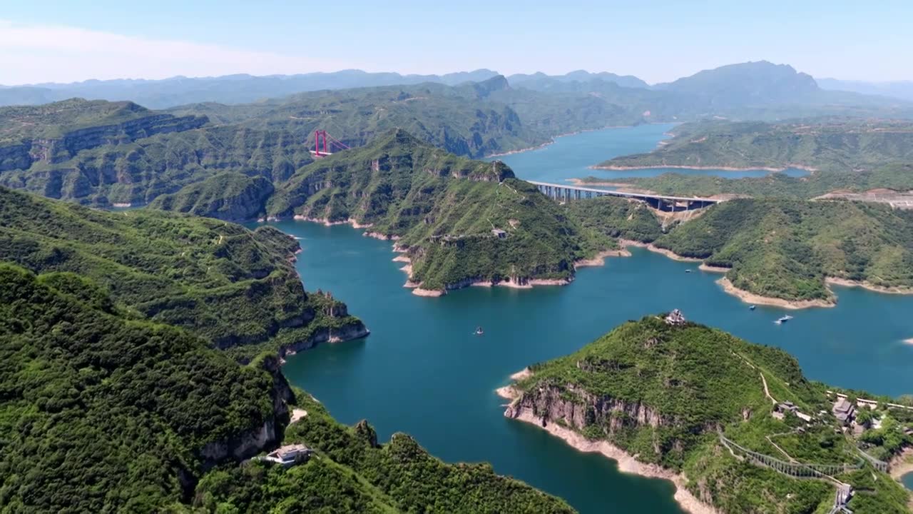 济源黄河三峡视频素材画面1
