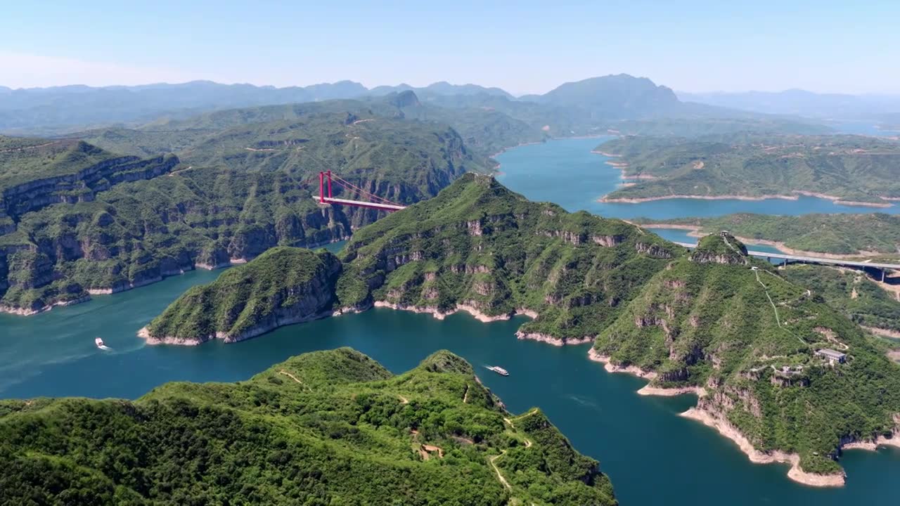 济源黄河三峡视频素材画面1