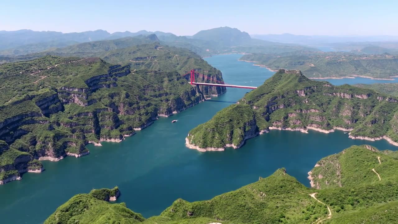 济源黄河三峡视频素材画面1