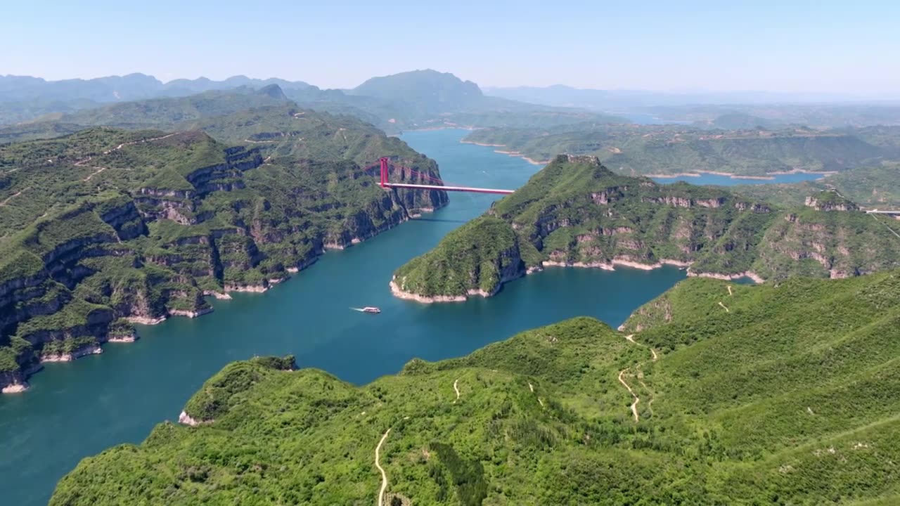济源黄河三峡视频素材画面1