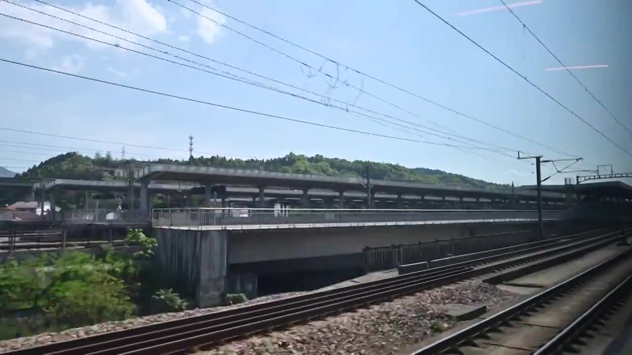 火车站高铁进站视频素材画面3
