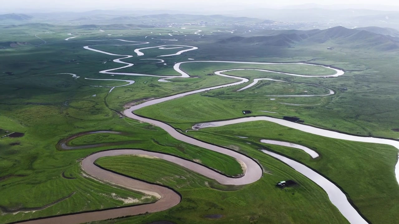 四川阿坝若尔盖湿地视频素材画面4