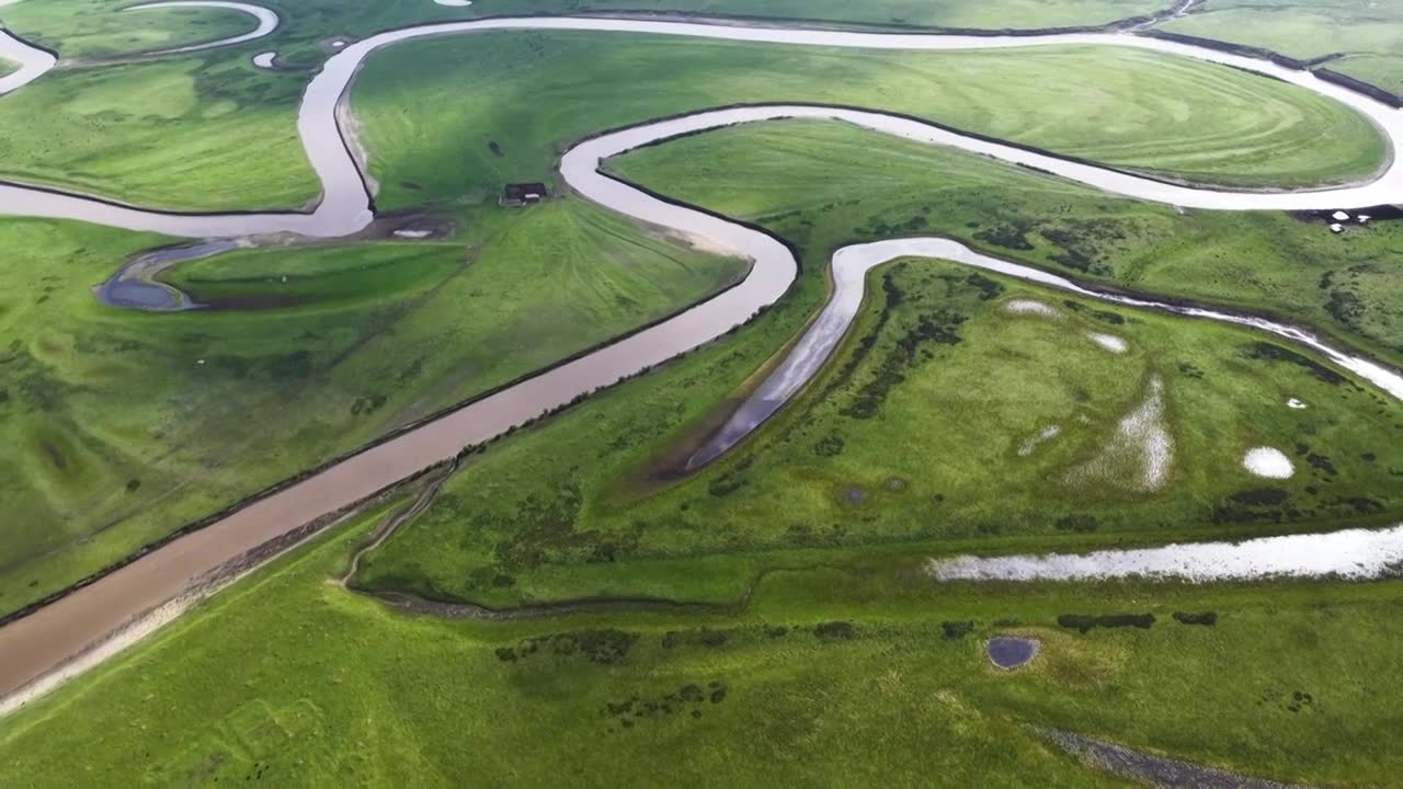 四川阿坝若尔盖湿地视频素材画面1