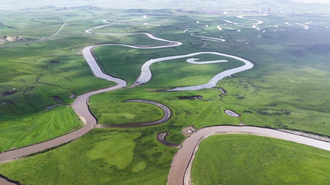 四川阿坝若尔盖湿地视频素材画面3