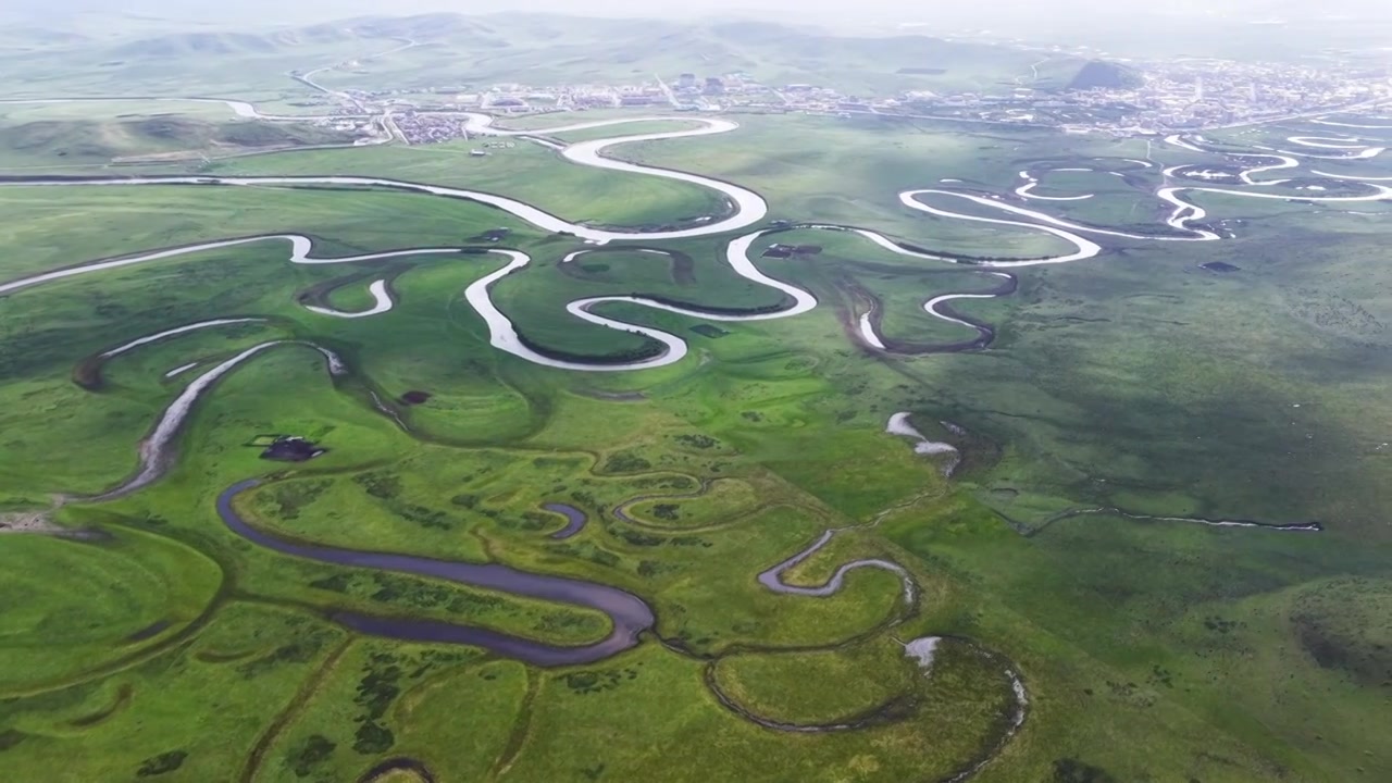四川阿坝若尔盖湿地视频素材画面3