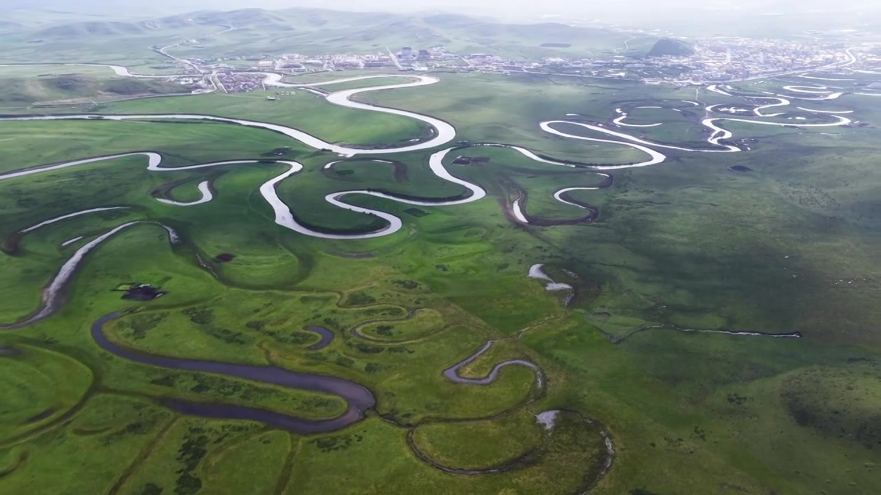 四川阿坝若尔盖湿地视频素材画面4