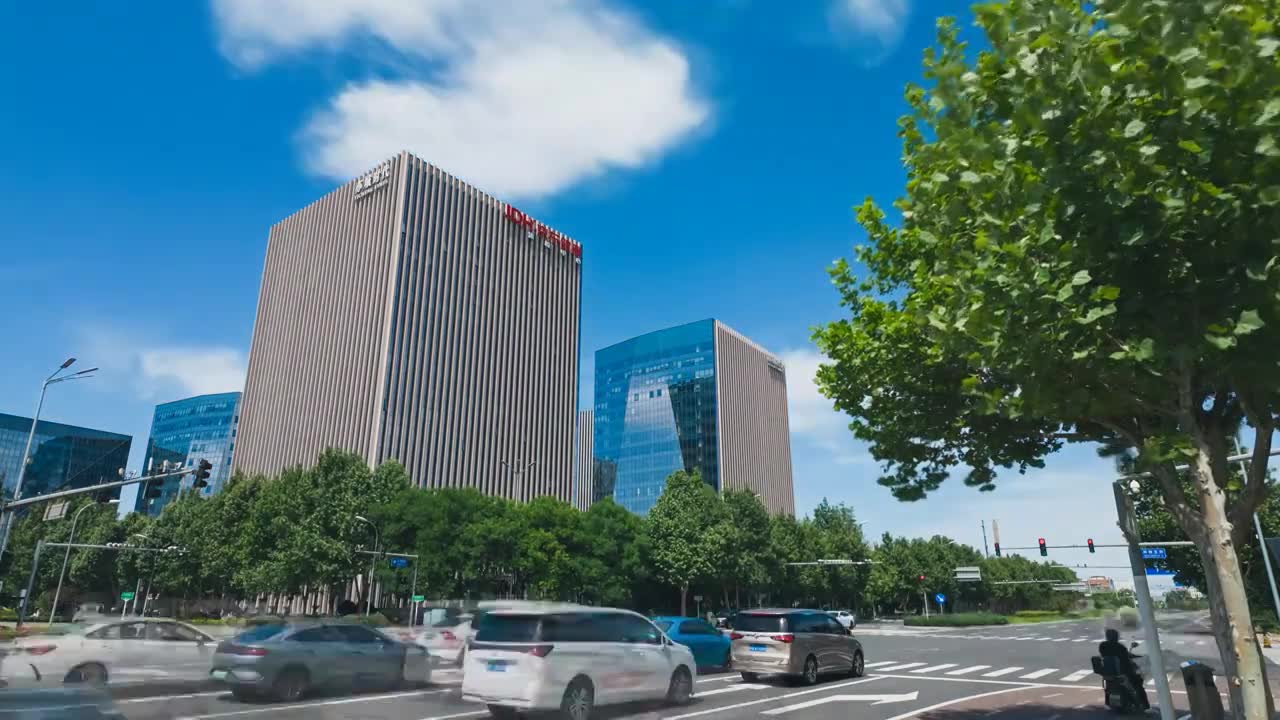 亦庄京东健康体检中心延时合集视频素材画面1