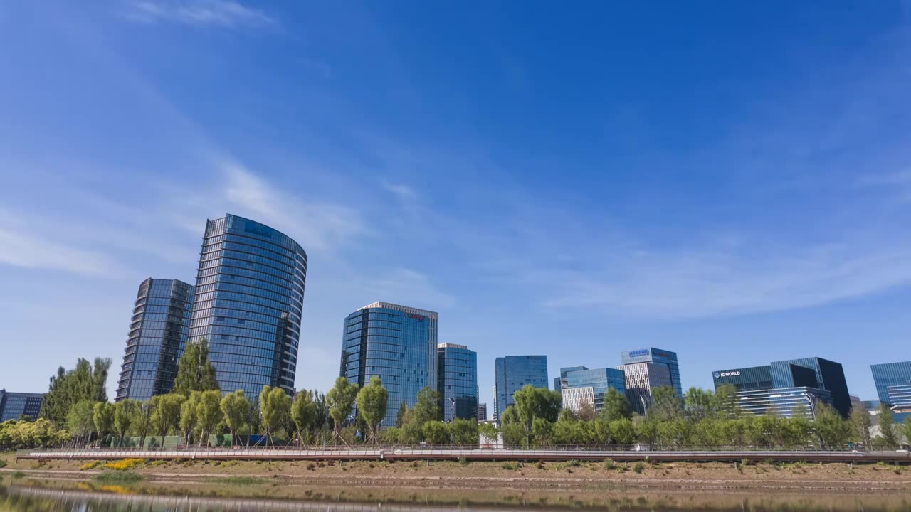 北京经开区国家信创园视频素材画面1