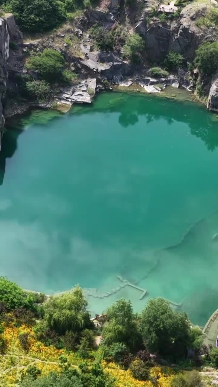 航拍济南卧牛山视频素材画面1