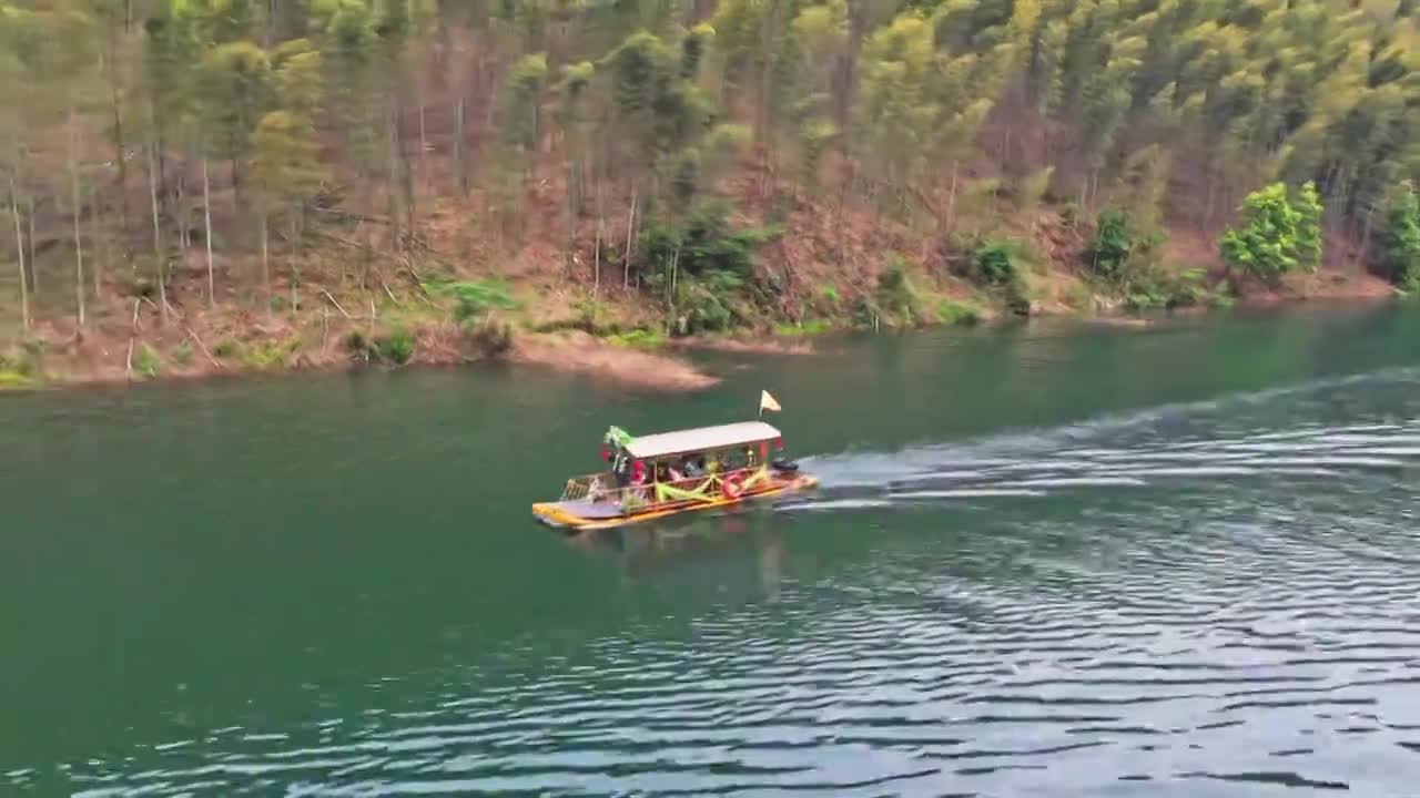 皖南川藏线西津野渡视频素材画面1