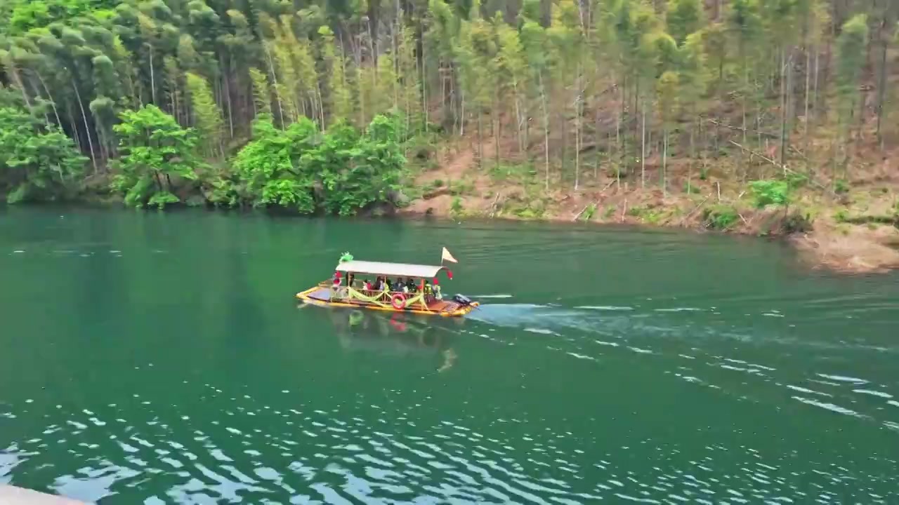 皖南川藏线西津野渡视频素材画面3