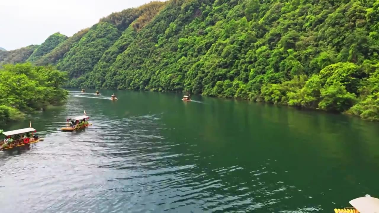 皖南川藏线西津野渡视频素材画面4