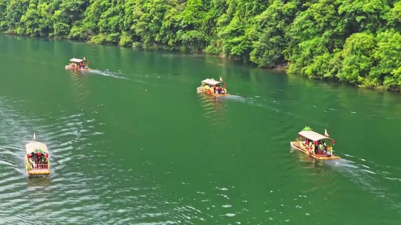 皖南川藏线西津野渡视频素材画面3