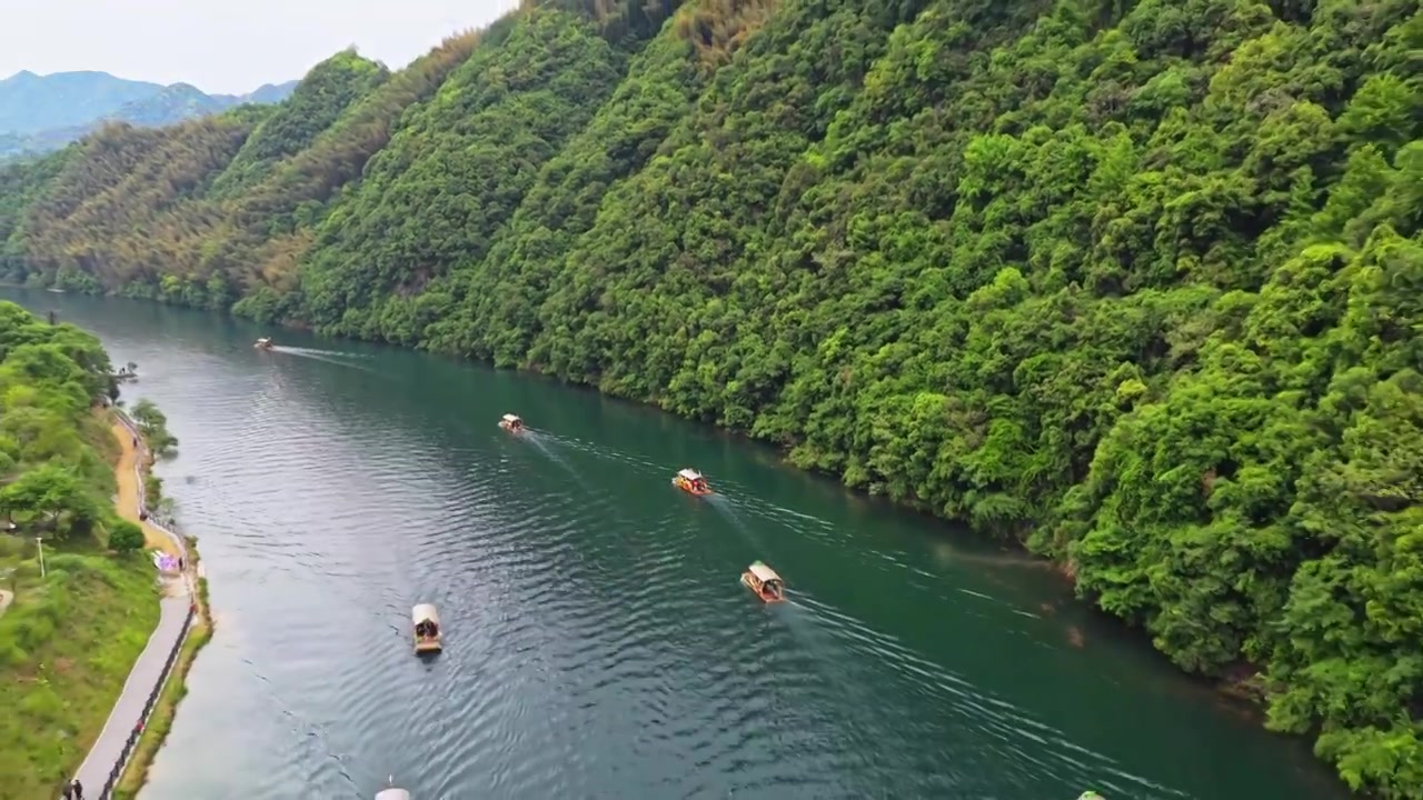 皖南川藏线西津野渡视频素材画面3
