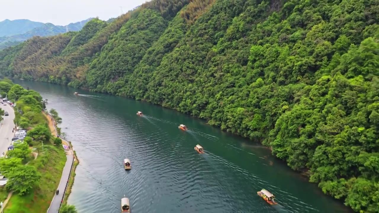 皖南川藏线西津野渡视频素材画面4