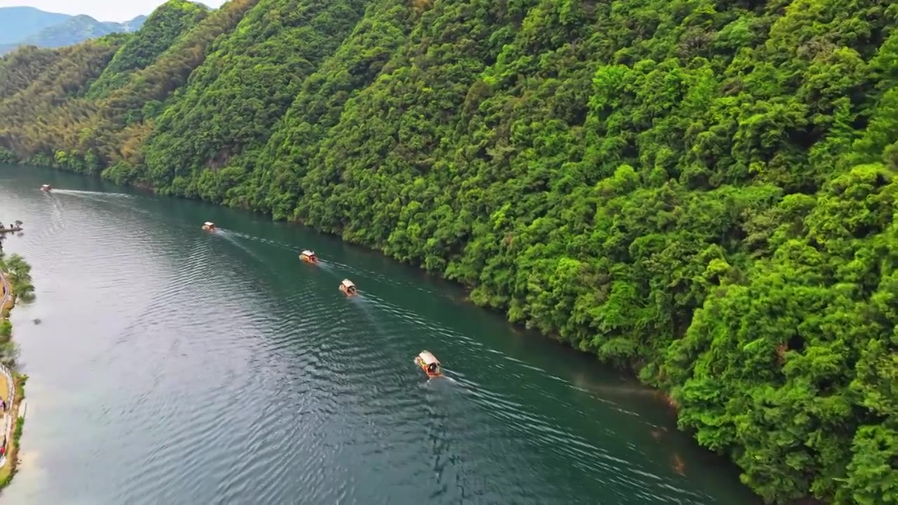 皖南川藏线西津野渡视频素材画面4