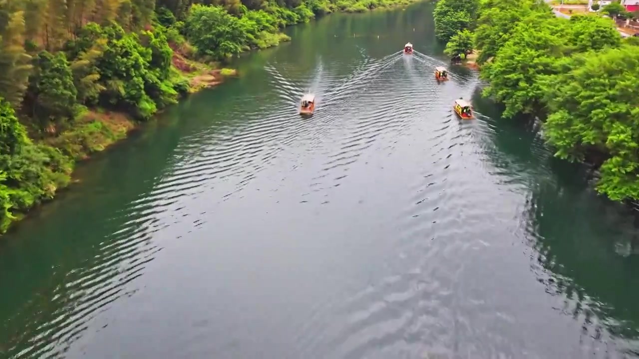 皖南川藏线西津野渡视频素材画面3