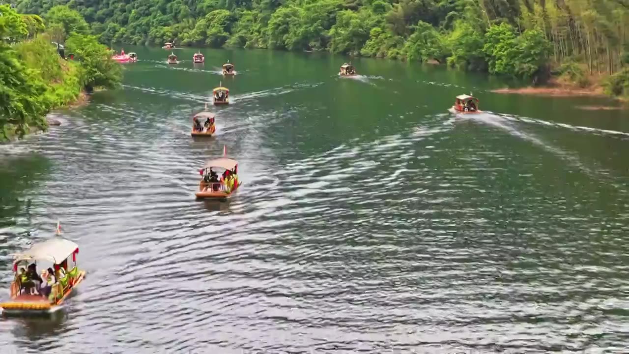 皖南川藏线西津野渡视频素材画面3