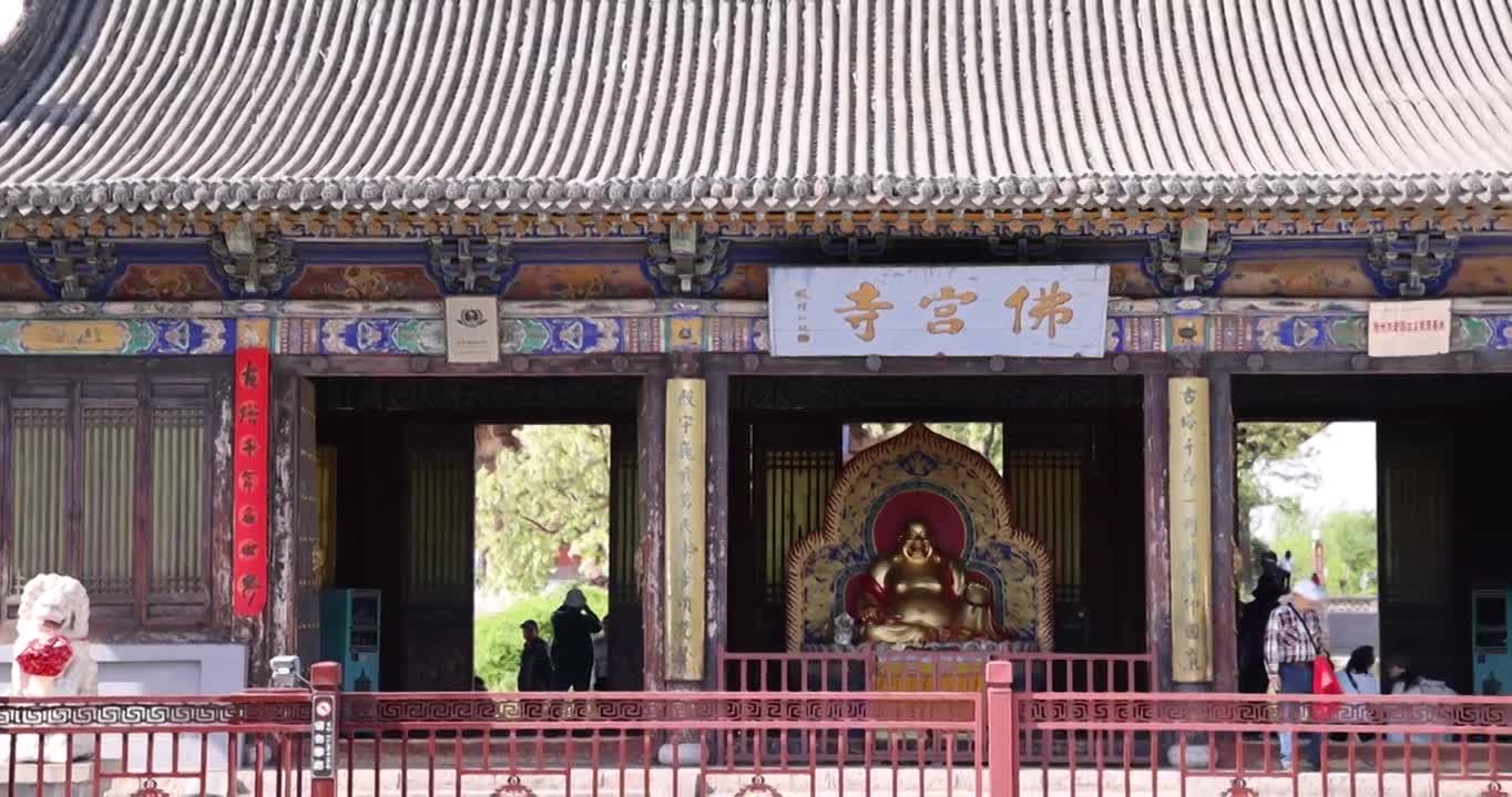 山西朔州应县木塔世界最高纯木古塔视频素材画面1