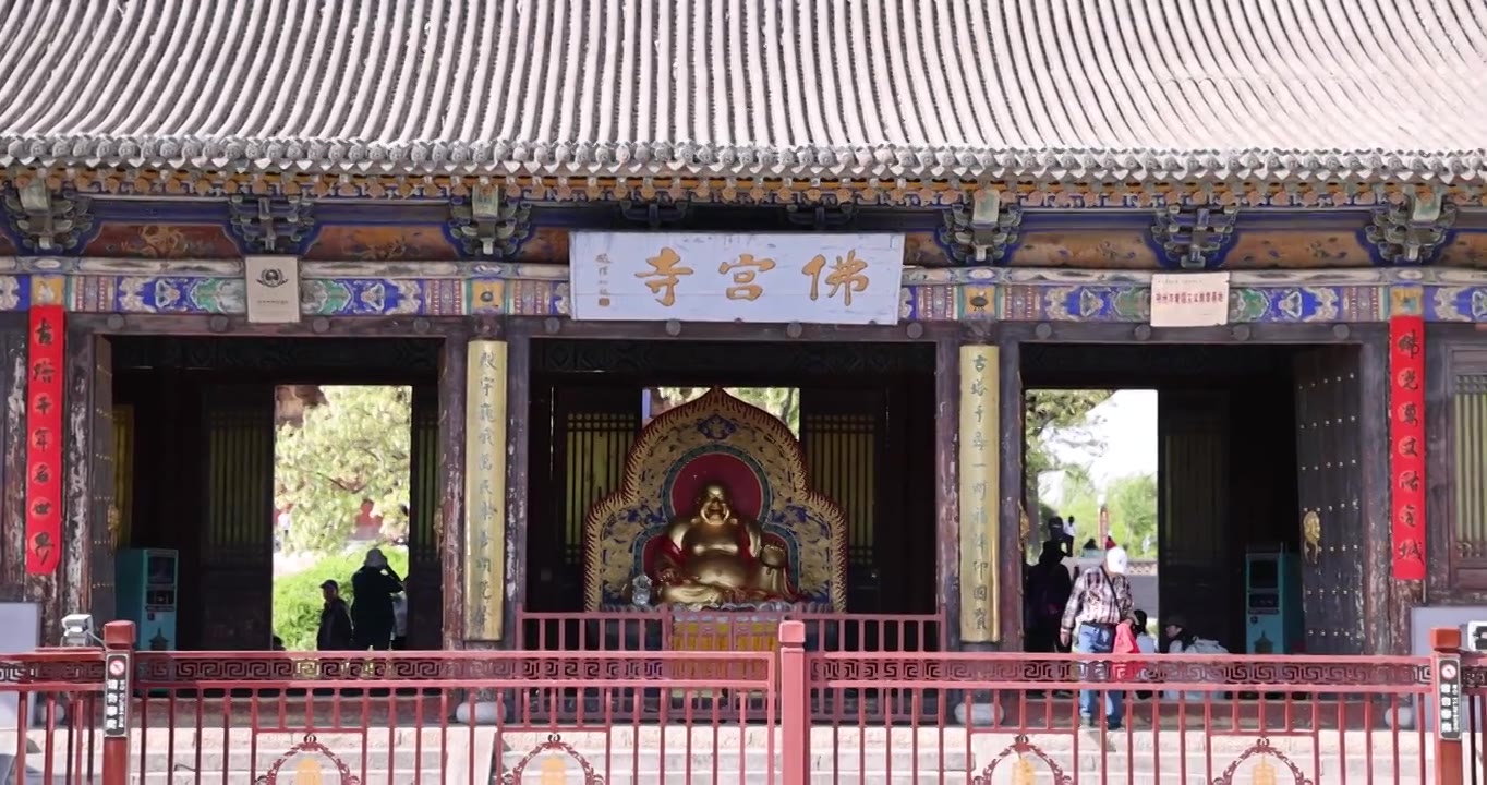 山西朔州应县木塔世界最高纯木古塔视频素材画面3