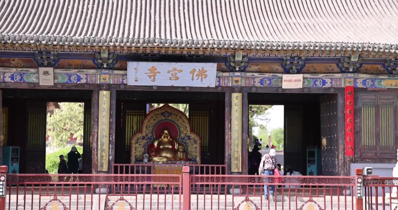 山西朔州应县木塔世界最高纯木古塔视频素材画面4